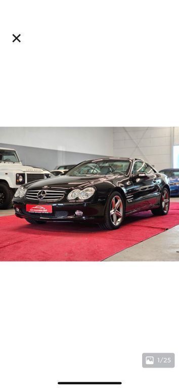 Schwarz Gebraucht 2003 Mercedes SL350 Cabrio | 12.500 € - Bild 1/4
