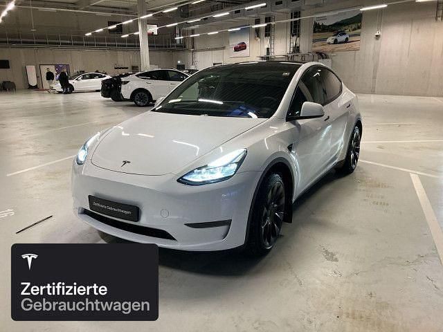 Gebraucht Tesla Model Y Long Range AWD 258 kW (351 PS) 2023 Pearl white multicoat SUV