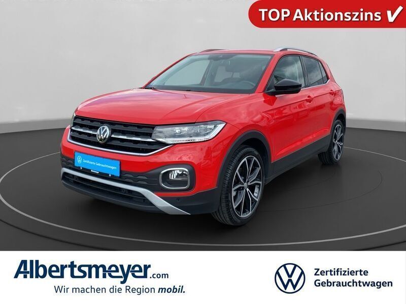 Rot Gebraucht 2020 VW T-Cross Style SUV | 20.999 € (Etwas zu teuer) - Bild 1/4