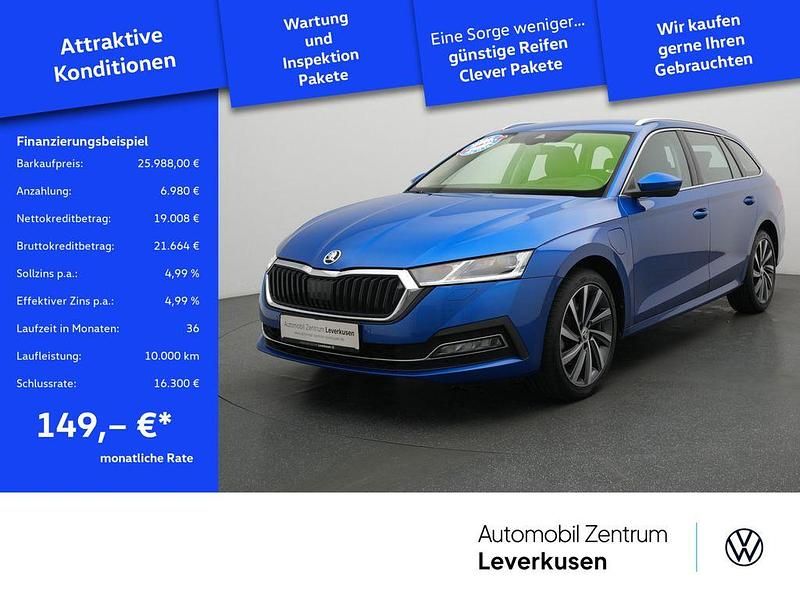 Schwarz / raceblau (metallic) Gebraucht 2023 Skoda Octavia Style Kombi | 25.988 € (Fairer Preis) - Bild 1/4