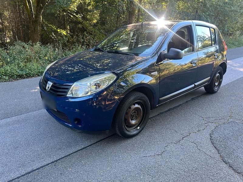Blau Gebraucht 2010 Dacia Sandero Kleinwagen | 599 € (Guter Preis) - Bild 1/4