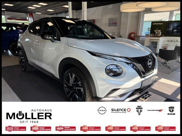 Pearl white/black Neu 2025 Nissan Juke SUV | 30.190 € (Teuer) - Bild 1/4