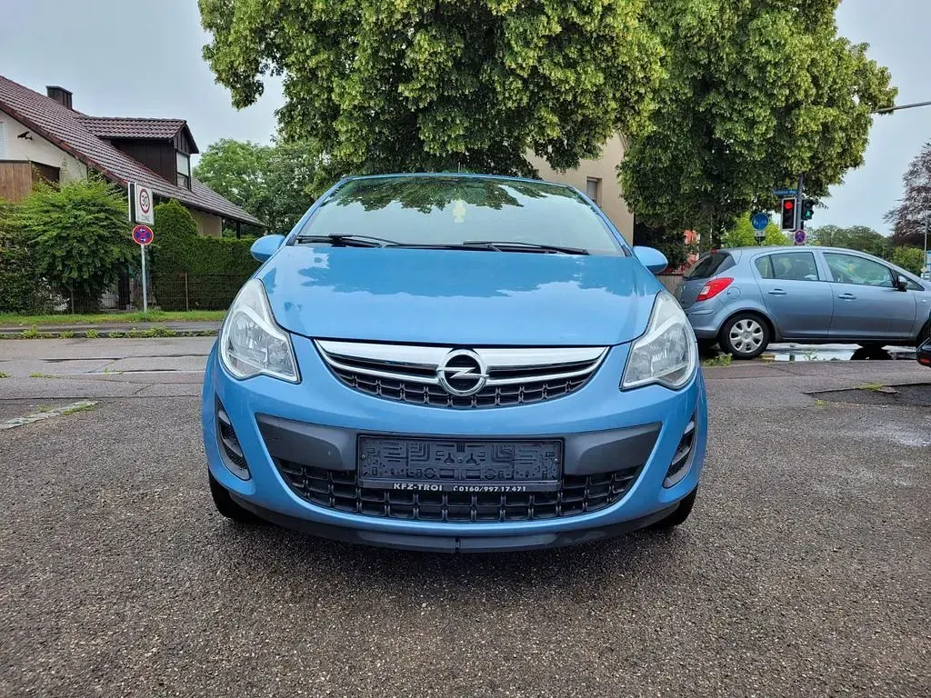 Gebraucht Opel Corsa Active 69 PS (50 kW) 2013 Blau Kleinwagen