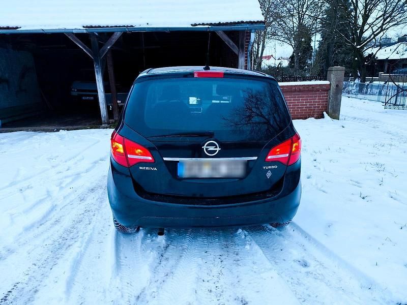 Gebraucht Opel Meriva 120 PS (88 kW) 2011 Schwarz Van / Kleinbus