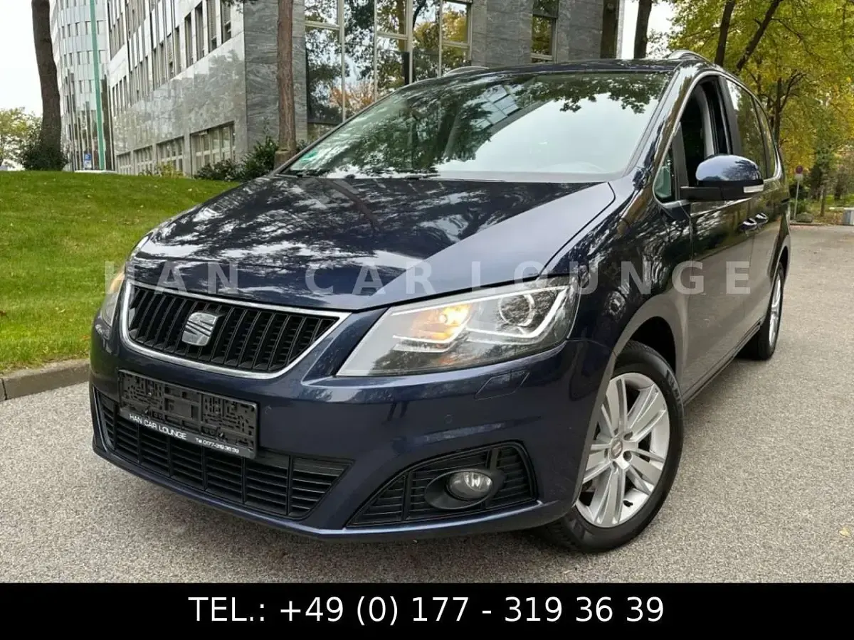 Gebraucht Seat Alhambra Style 200 PS (147 kW) 2014 Blau Van / Kleinbus