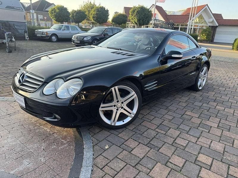 Schwarz Gebraucht 2003 Mercedes SL350 Cabrio | 16.900 € (Guter Preis) - Bild 1/4