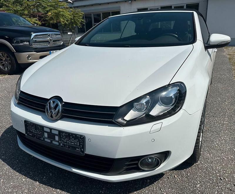 Weiß Gebraucht 2011 VW Golf Cabriolet Basis Cabrio | 8.900 € (Guter Preis) - Bild 1/4
