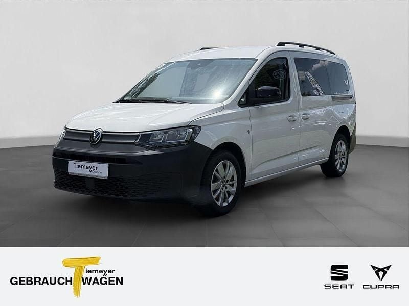 Weiß Gebraucht 2021 VW Caddy Maxi Basis Van / Kleinbus | 21.740 € (Fairer Preis) - Bild 1/4