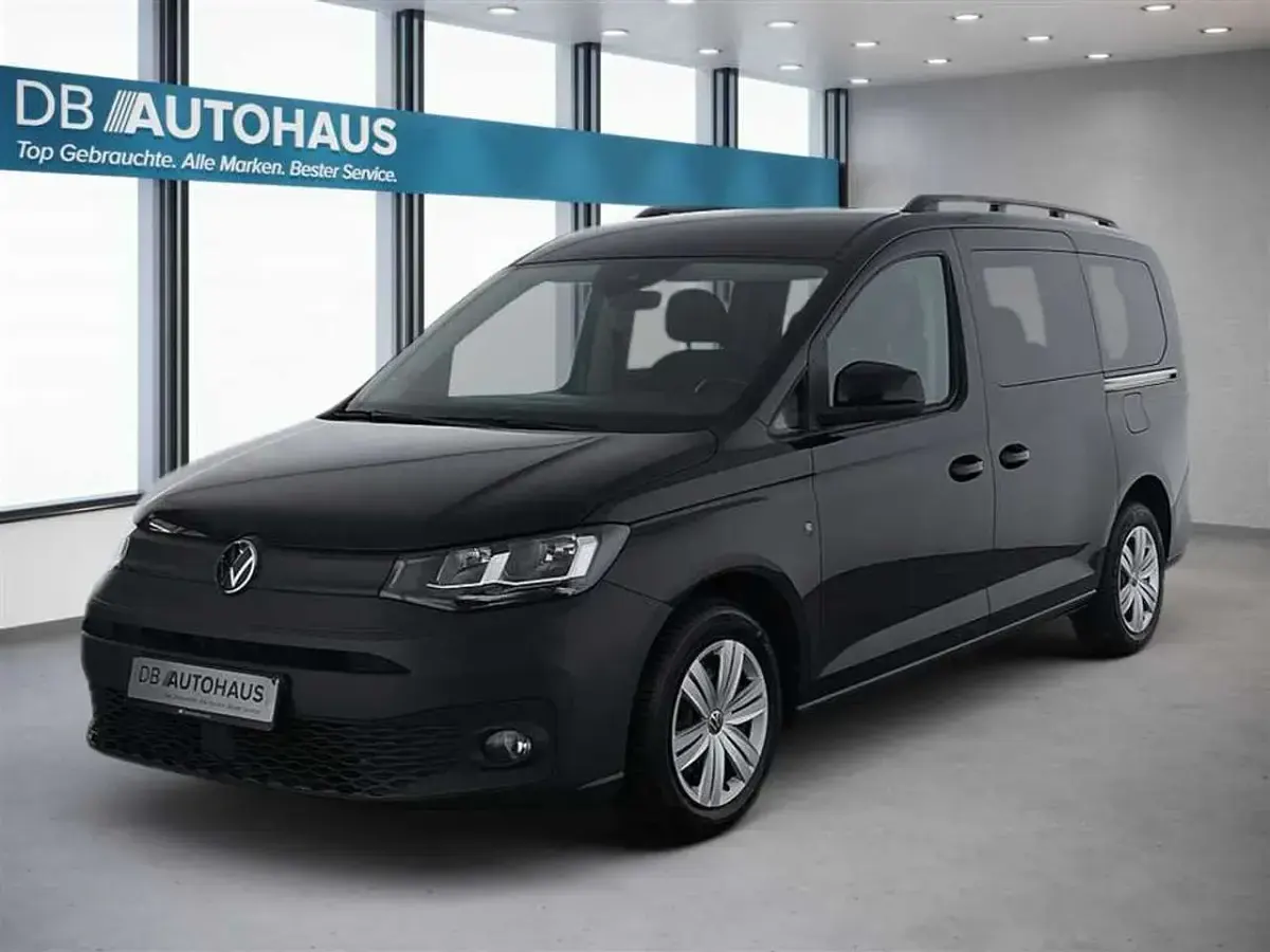 Gebraucht VW Caddy 122 PS (89 kW) 2022 Schwarz Van / Kleinbus