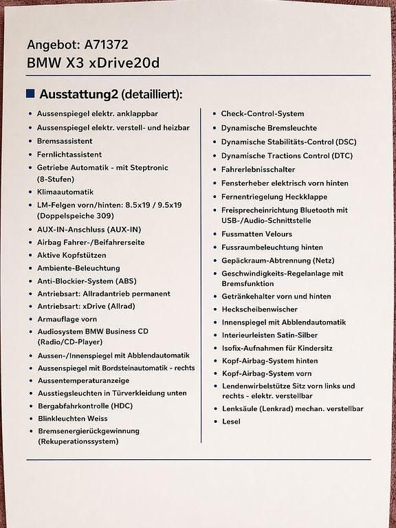 Gebraucht BMW X3 184 PS (135 kW) 2012 Silber SUV