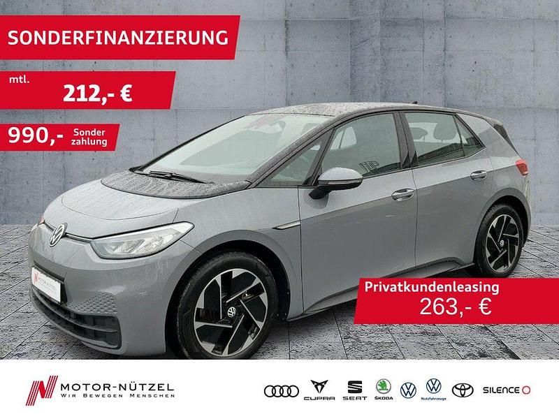 Grau Gebraucht 2021 VW ID.3 Kleinwagen | 18.930 € (Fairer Preis) - Bild 1/4
