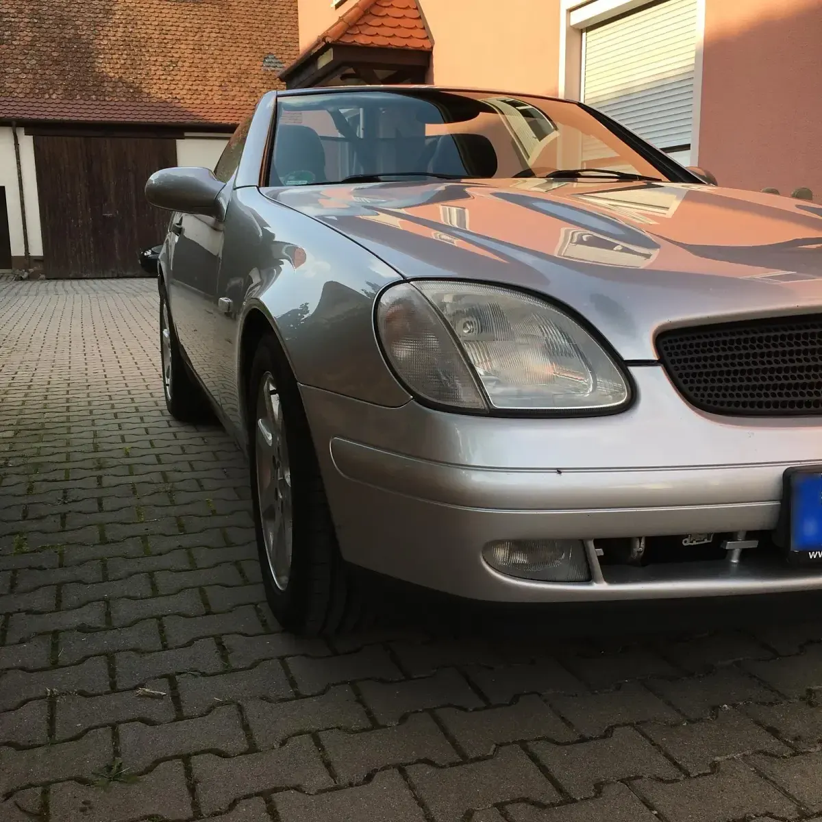 Gebraucht Mercedes SLK200 136 PS (100 kW) 1997 Grau Cabrio