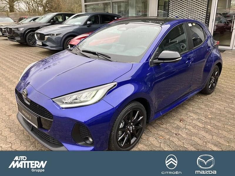 Blau glass blue Gebraucht 2024 Mazda 2 Homura-Line Kleinwagen | 24.490 € (Fairer Preis) - Bild 1/4