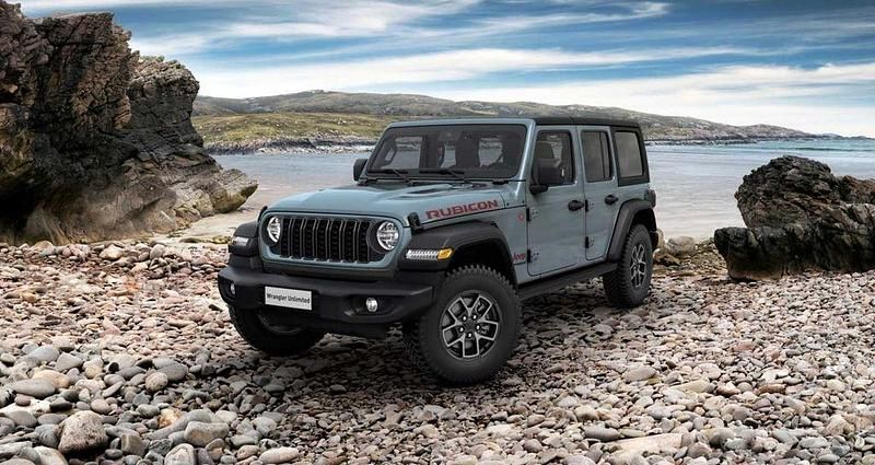 Grau Neu 2025 Jeep Wrangler Rubicon SUV | 62.850 € (Guter Preis) - Bild 1/4
