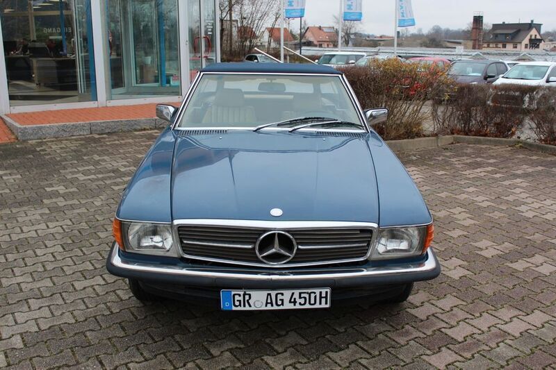 Gebraucht Mercedes SL380 204 PS (150 kW) 1983 Blau Cabrio