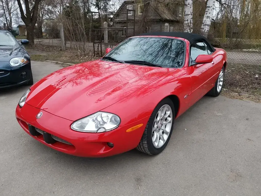 Brugt Jaguar XKR S 363 HK (266 kW) 2000 Rød Cabriolet