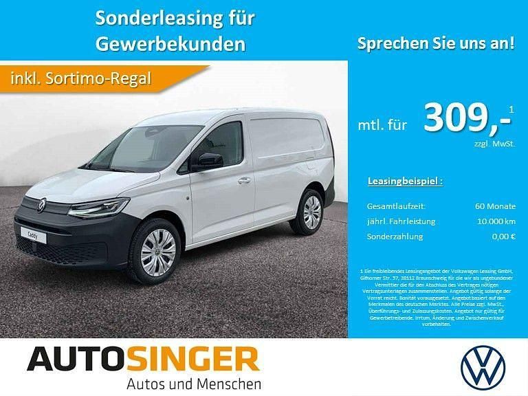 Neu VW Caddy Maxi 122 PS (89 kW) 2025 Weiß Van / Kleinbus