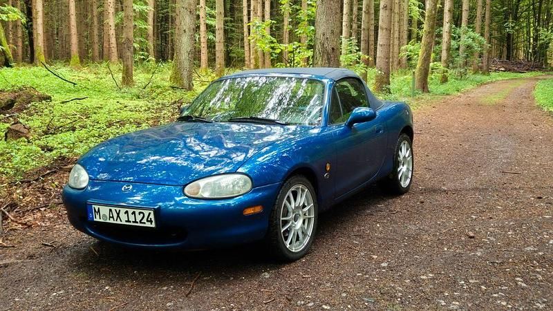 Gebraucht Mazda MX5 140 PS (102 kW) 1999 Blau Cabrio