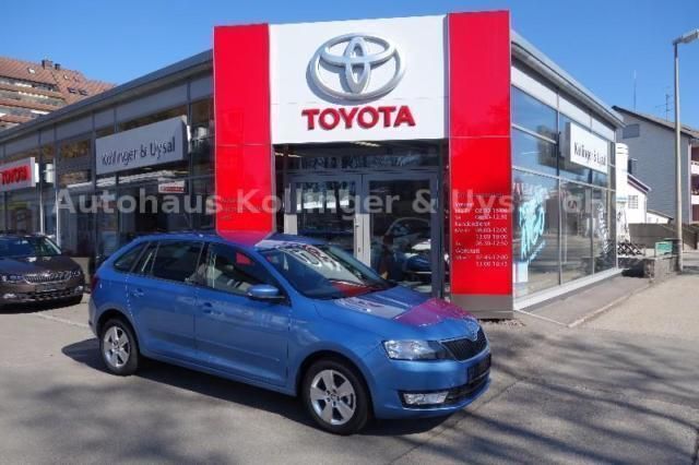 Gebraucht Skoda Rapid Ambition 90 PS (66 kW) 2016 Blau metallic Kombi