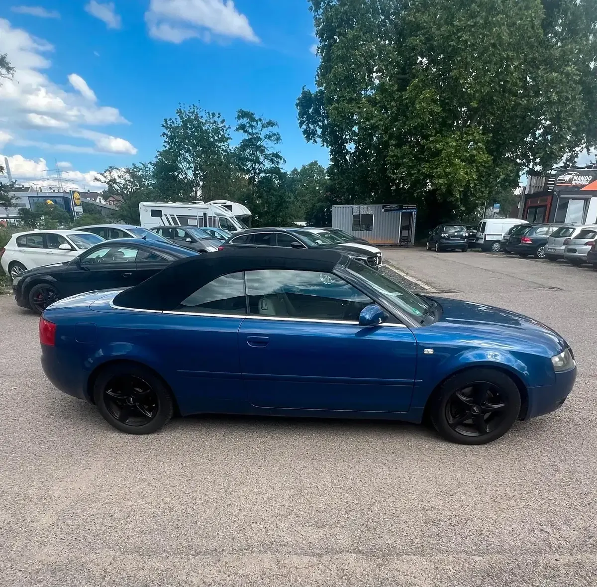 Gebraucht Audi A4 Cabriolet Comfort 163 PS (119 kW) 2004 Blau Cabrio