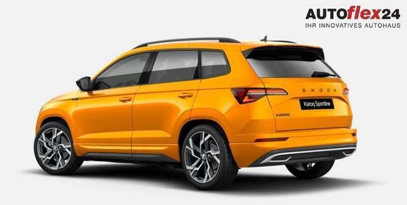 Phoenixorange metallic Neu 2025 Skoda Karoq SportLine SUV | 39.100 € (Teuer) - Bild 1/2