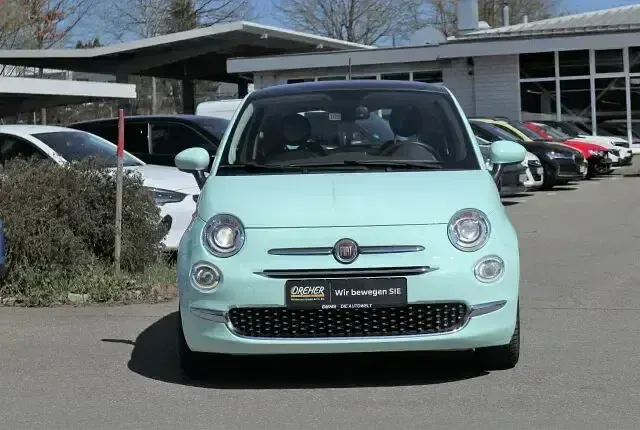 Gebraucht Fiat 500 Lounge 105 PS (77 kW) 2016 Grün Kleinwagen