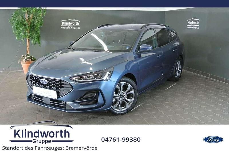 Blau Gebraucht 2023 Ford Focus ST-Line X Kombi | 23.450 € (Etwas zu teuer) - Bild 1/4