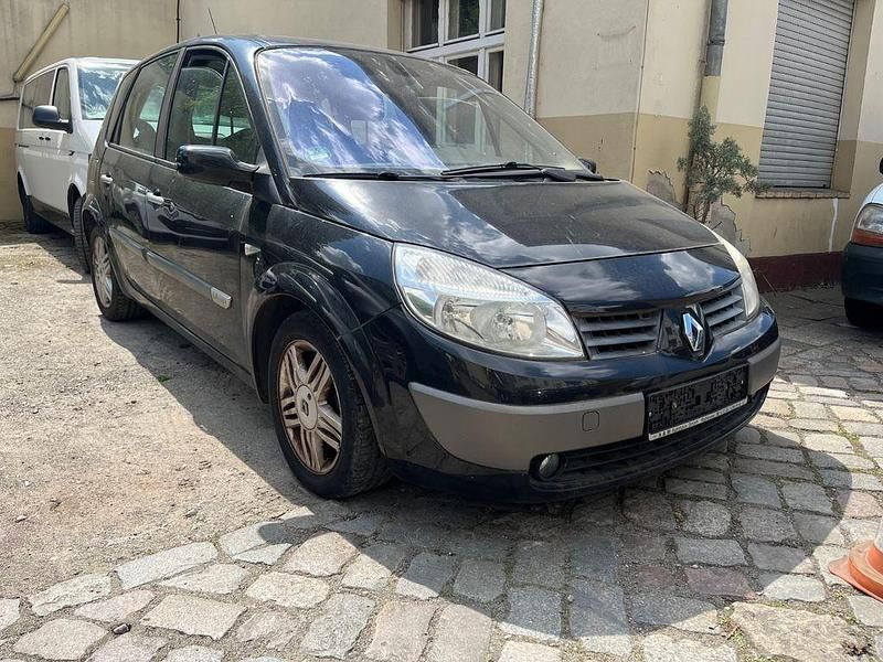 Schwarz Gebraucht 2003 Renault Scénic Authentique Van / Kleinbus | 599 € (Superpreis) - Bild 1/4