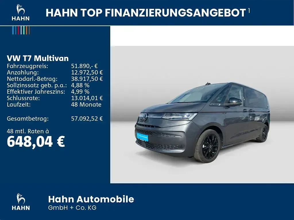 Używany VW Multivan Style 150 KM (110 kW) 2024 Szary Minivan
