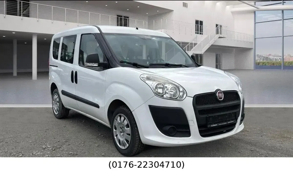 Gebraucht Fiat Doblò Dynamic 95 PS (69 kW) 2014 Weiß Van / Kleinbus