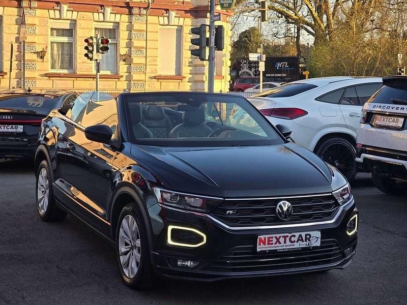 Gebraucht VW T-Roc Cabriolet R-line 150 PS (110 kW) 2020 Deep black perleffekt Cabrio