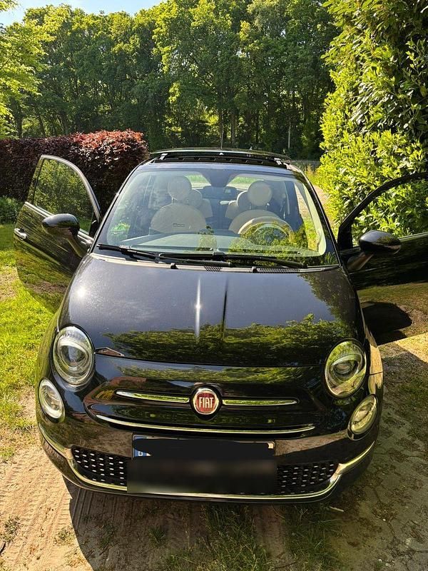 Schwarz Gebraucht 2017 Fiat 500 Lounge Kleinwagen | 7.700 € (Guter Preis) - Bild 1/4