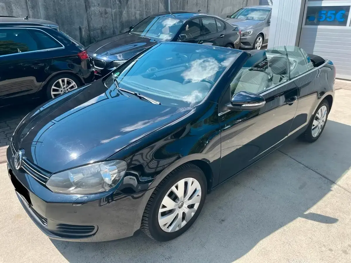Gebraucht VW Golf Cabriolet 105 PS (77 kW) 2014 Schwarz Cabrio