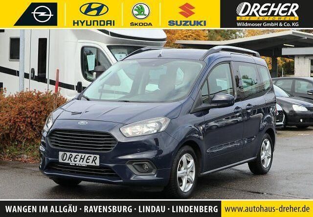Blazerblau Gebraucht 2019 Ford Tourneo Courier Trend Van / Kleinbus | 14.490 € (Fairer Preis) - Bild 1/4