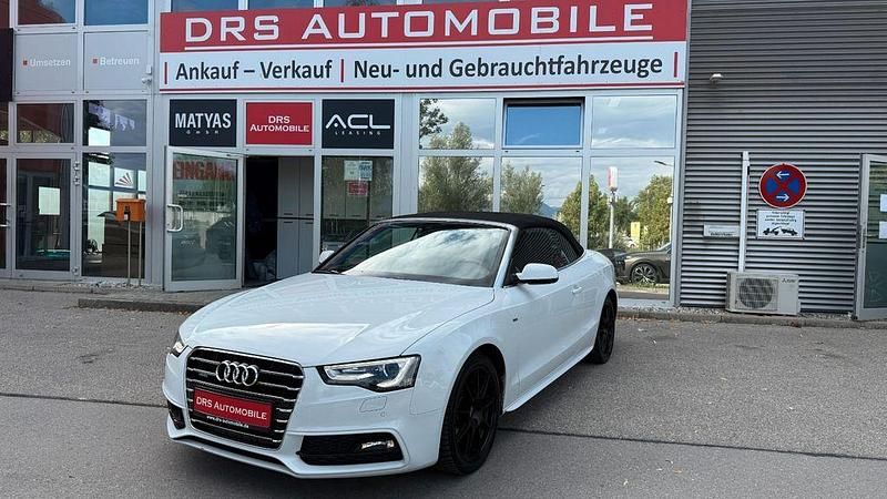 Weiß Gebraucht 2015 Audi A5 Cabriolet S-Line Cabrio | 17.900 € (Fairer Preis) - Bild 1/4