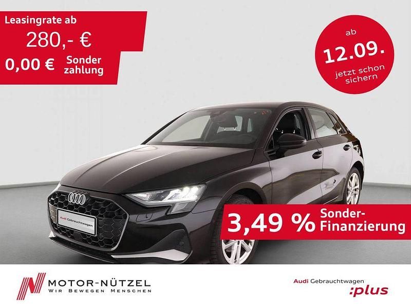Schwarz Gebraucht 2024 Audi A3 Sportback Advanced Limousine | 31.930 € (Fairer Preis) - Bild 1/4