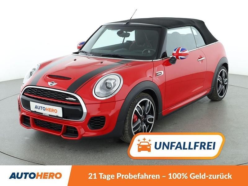 Rot Gebraucht 2017 Mini John Cooper Works Cabriolet Cabrio | 20.980 € (Fairer Preis) - Bild 1/3
