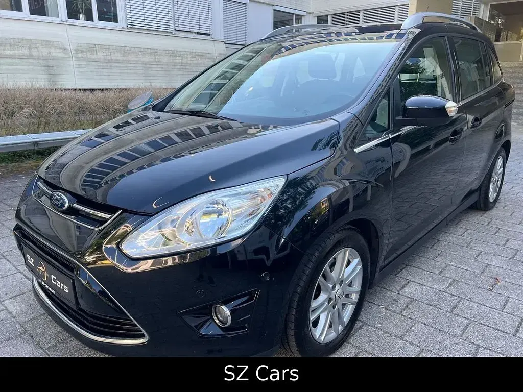 Gebraucht Ford Grand C-Max Titanium 125 PS (91 kW) 2013 Schwarz Van / Kleinbus