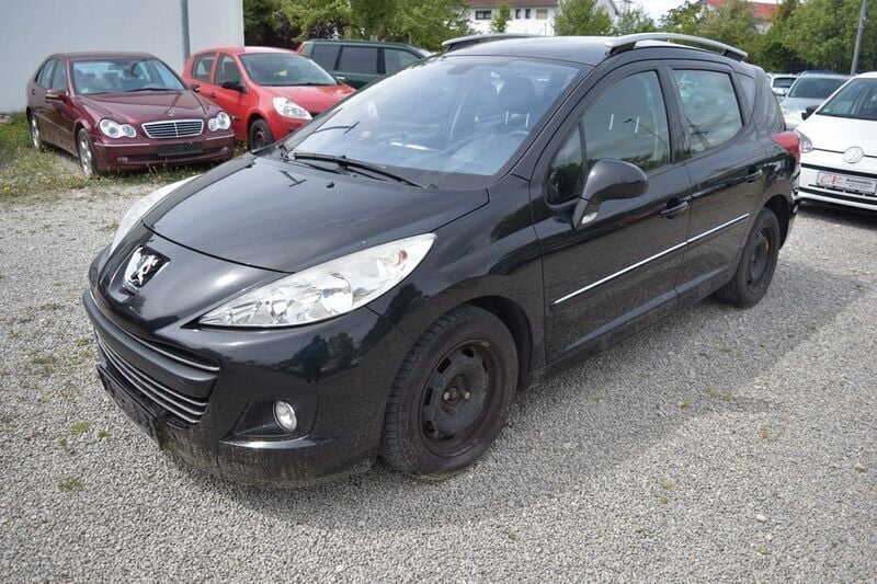 Schwarz Gebraucht 2010 Peugeot 207 Premium Kombi | 1.000 € (Superpreis) - Bild 1/4
