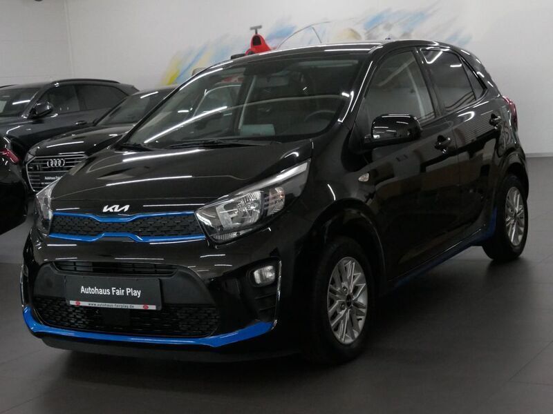 Schwarz Gebraucht 2022 Kia Picanto DREAM-TEAM Edition Kleinwagen | 13.890 € (Fairer Preis) - Bild 1/4