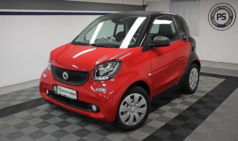 Schwarz Gebraucht 2018 Smart ForTwo Coupé Kleinwagen | 12.390 € (Fairer Preis) - Bild 1/3