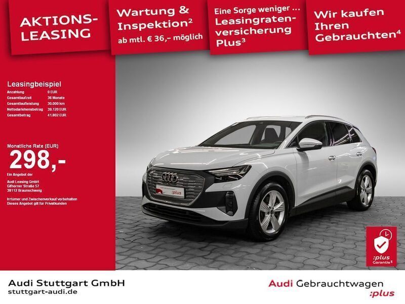 Gletscherweiß metallic Gebraucht 2023 Audi Q4 e-tron Sport SUV | 41.420 € (Fairer Preis) - Bild 1/2
