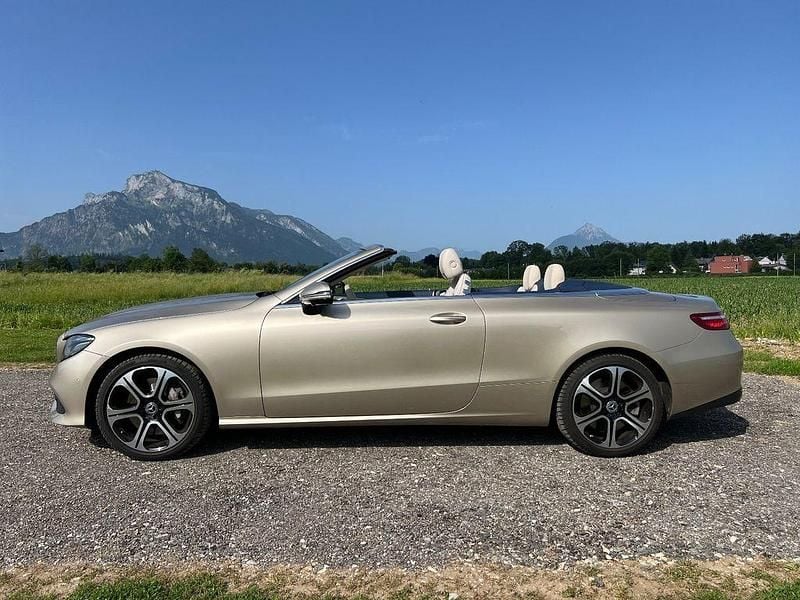 Brugt Mercedes E400 333 HK (244 kW) 2018 Beige Cabriolet