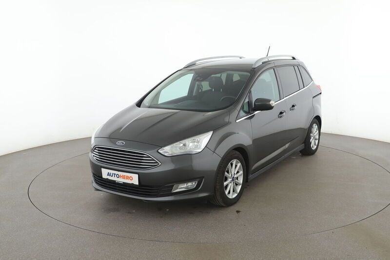 Grau Gebraucht 2018 Ford Grand C-Max Titanium Van / Kleinbus | 13.230 € (Fairer Preis) - Bild 1/4