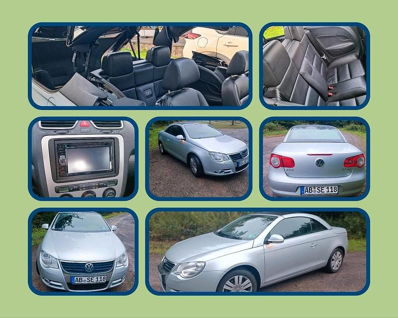 Silber Gebraucht 2007 VW Eos Cabrio | 4.200 € (Fairer Preis) - Bild 1/4