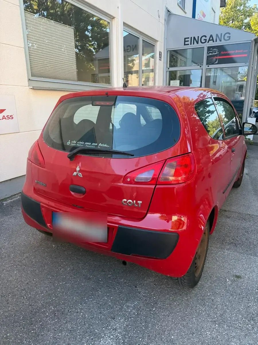 Gebraucht Mitsubishi Colt 75 PS (55 kW) 2007 Rot Kleinwagen