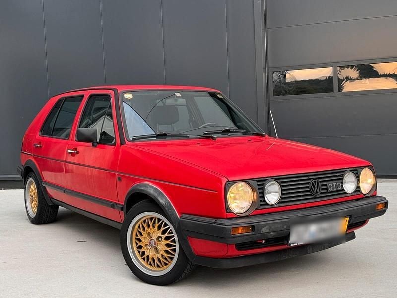 Rot Gebraucht 1986 VW Golf II GTD Kleinwagen | 4.900 € - Bild 1/4
