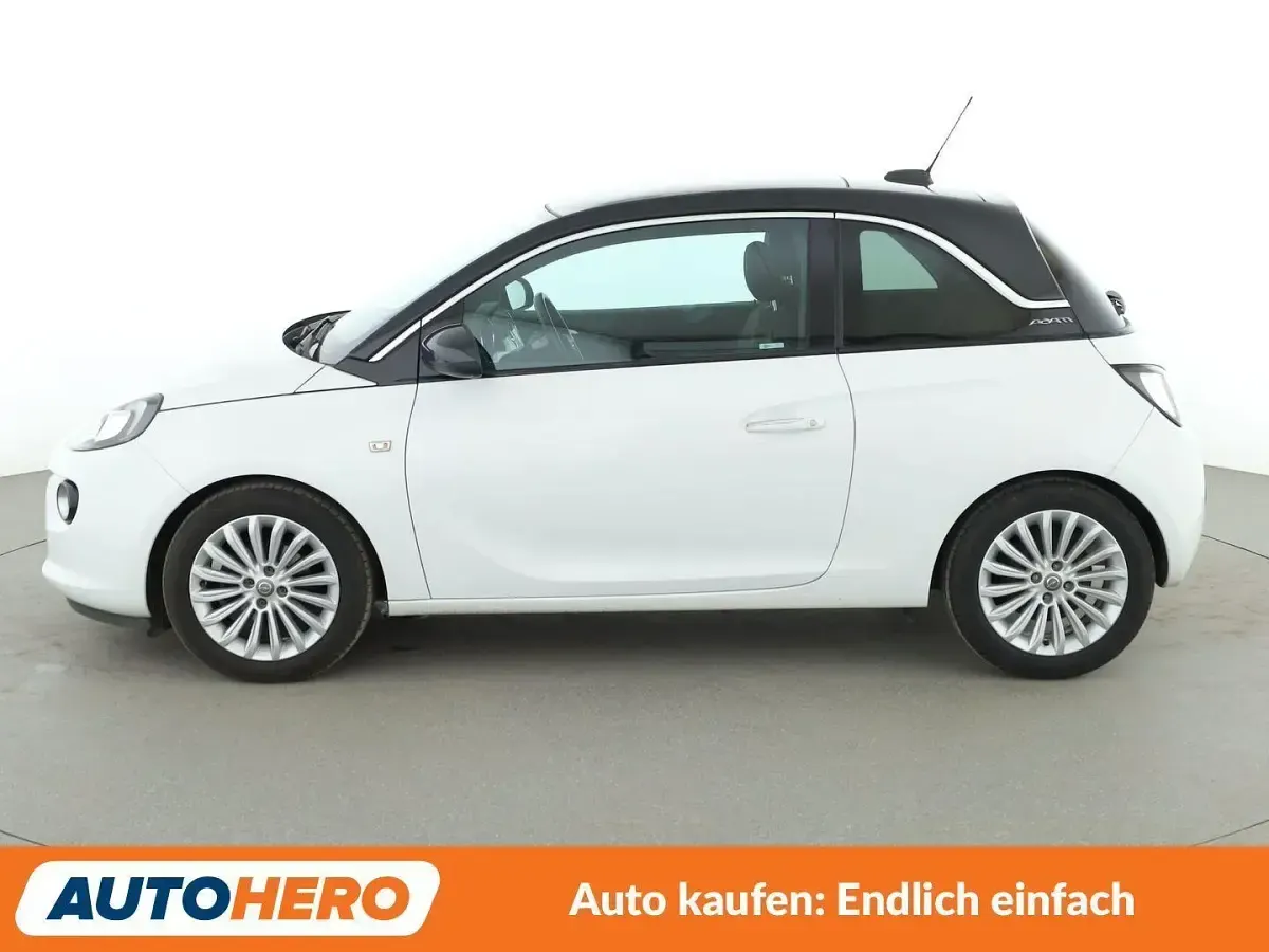 Gebraucht Opel Adam Glam 101 PS (74 kW) 2016 Weiß Kleinwagen