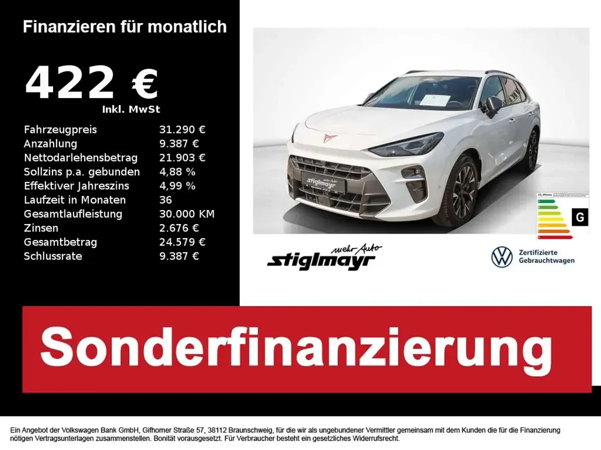 Usata Cupra Terramar 150 CV (110 kW) 2025 Bianco SUV