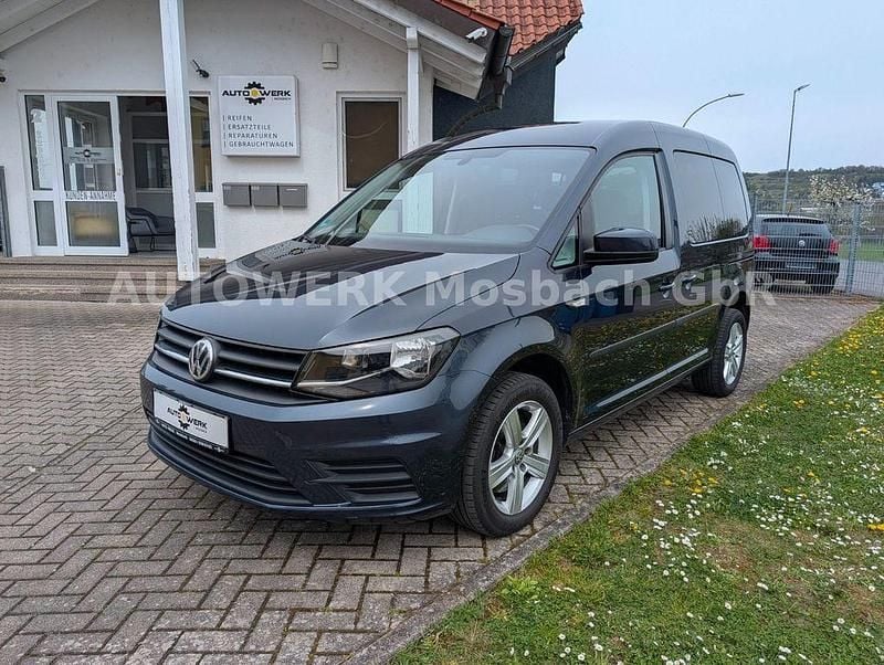 Gebraucht VW Caddy Trendline 125 PS (91 kW) 2017 Blau Van / Kleinbus
